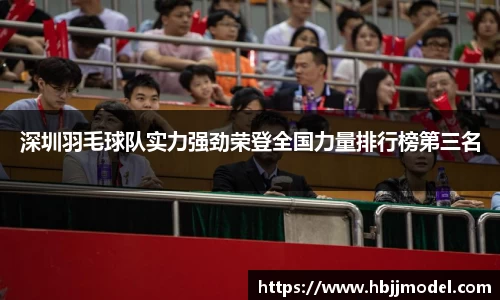 深圳羽毛球队实力强劲荣登全国力量排行榜第三名